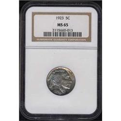 [L#3269] 1923 5c NGC MS65