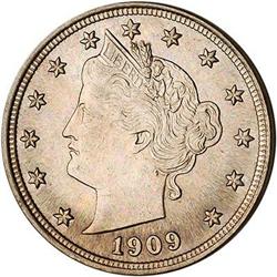 [L#3296] 1909 5c PCGS MS64