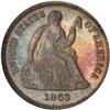 Image 1 : [L#3326] 1863 Half Dime NGC MS66