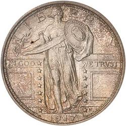 [L#3453] 1917-S T1 25c NGC MS67FH