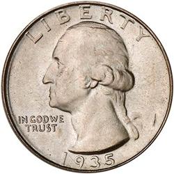 [L#3470] 1935-D 25c PCGS MS66