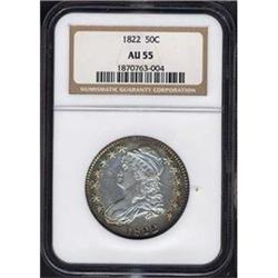 [L#3534] 1822 50c NGC AU55