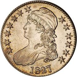 [L#3536] 1827/6 50c PCGS AU58