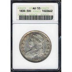 [L#3539] 1831 50c ANACS AU53