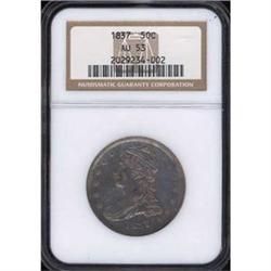 [L#3551] 1837 RE 50c NGC AU53