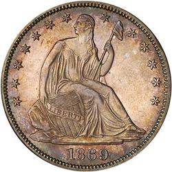 [L#3556] 1869 50c NGC MS63