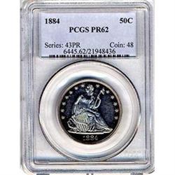 [L#3566] 1884 50c PCGS PF62