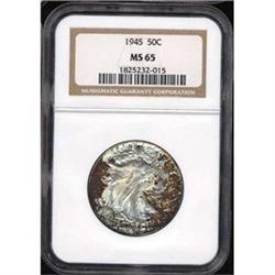 [L#3595] 1945 50c NGC MS65