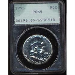[L#3628] 1955 50c PCGS PF65