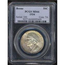 [L#4014] 1934 Boone 50c PCGS MS66