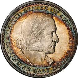 [L#4023] 1892 Columbian 50c NGC MS67*