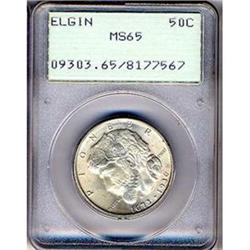 [L#4028] 1936 Elgin 50c PCGS MS65