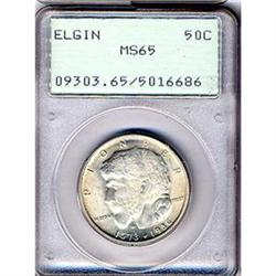 [L#4031] 1936 Elgin 50c PCGS MS65