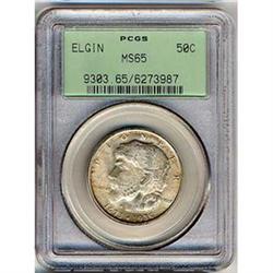 [L#4032] 1936 Elgin 50c PCGS MS65