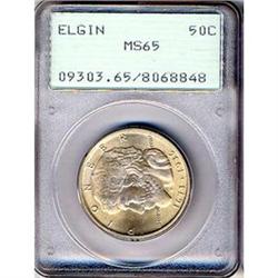 [L#4034] 1936 Elgin 50c PCGS MS65