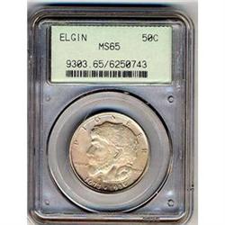 [L#4036] 1936 Elgin 50c PCGS MS65