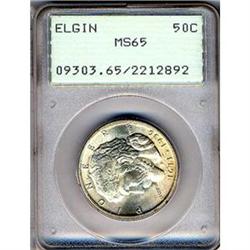 [L#4040] 1936 Elgin 50c PCGS MS65