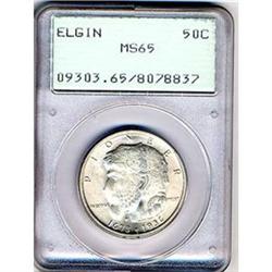 [L#4047] 1936 Elgin 50c PCGS MS65