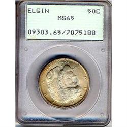 [L#4050] 1936 Elgin 50c PCGS MS65
