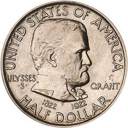 [L#4054] 1922 Grant Star 50c PCGS MS65