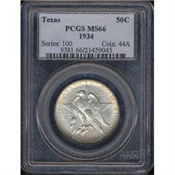 [L#4120] 1934 Texas 50c PCGS MS66