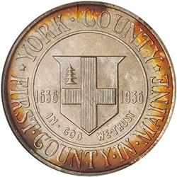 [L#4129] YORK 50C COMMEM 1936 NGC MS67*