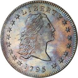 [L#4147] 1795 FH $1 PCGS AU53