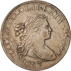 [L#4159] 1797 10x6 $1 NCS About Uncirculated details