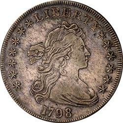 [L#4166] 1798 S$1 SM EAG 13S ANACS VF35