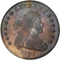 [L#4172] 1799 $1 PCGS AU55