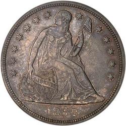 [L#4205] 1852 $1 PCGS AU50