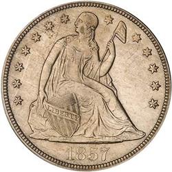 [L#4206] 1857 $1 PCGS MS64