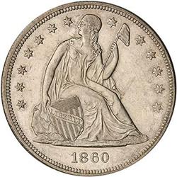 [L#4208] 1860-O $1 NGC MS61