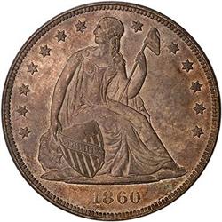 [L#4209] 1860-O $1 PCGS MS60