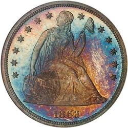 [L#4212] 1863 $1 NGC PF66