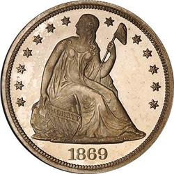 [L#4214] 1869 Seated $1 NGC PF67