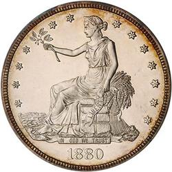 [L#4227] 1880 T$1 PCGS PF64 Cameo