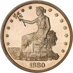 [L#4228] 1880 T$1 PCGS PF64 Cameo