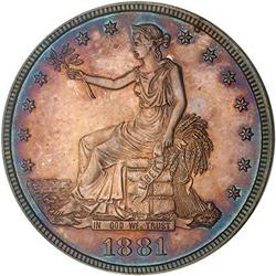 [L#4231] 1881 T$1 PCGS PF63