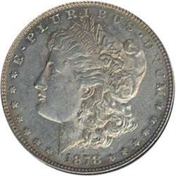 [L#4235] 1878 8TF S$1 AU58 RAW