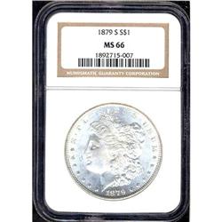 [L#4259] 1879-S $1 NGC MS66