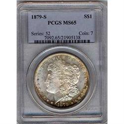 [L#4262] 1879-S Rev 1879 $1 PCGS MS65