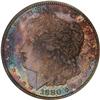 Image 1 : [L#4276] 1880-S $1 NGC MS67 colorful toning