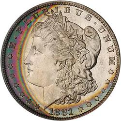 [L#4301] 1881-S $1 PCGS MS68