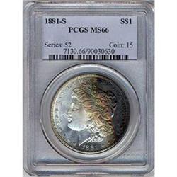 [L#4305] 1881-S $1 PCGS MS66