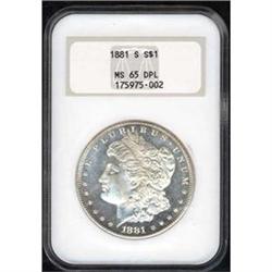 [L#4308] 1881-S $1 NGC MS65DPL