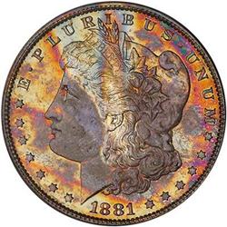 [L#4310] 1881-S $1 PCGS MS65