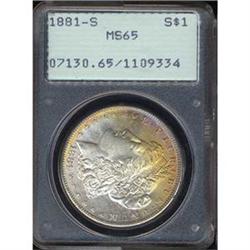 [L#4312] 1881-S $1 PCGS MS65