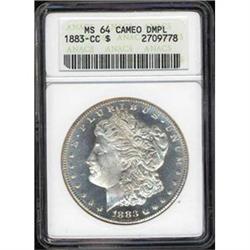 [L#4329] 1883-CC $1 ANACS MS64Cameo DMPL
