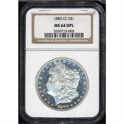 [L#4331] 1883-CC $1 NGC MS64DPL